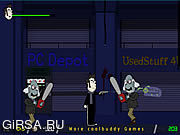 Флеш игра онлайн Зомби в торговом центре / Zombie Mall