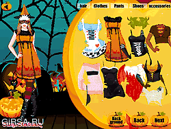 Флеш игра онлайн История о Хеллоуине