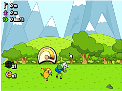 Флеш игра онлайн Время приключений - Прыгающий Финн / Adventure Time - Jumping Finn