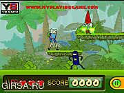 Флеш игра онлайн В джунглях. Время приключений / Adventure Time Jungle 