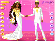 Флеш игра онлайн Африканская свадьба / African Posh Wedding
