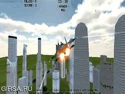 Флеш игра онлайн Воздушная война 3D: Городская война / Air War 3D: City Warfare
