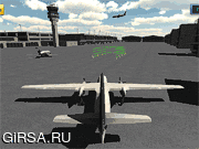 Флеш игра онлайн Парковка аэропорт 3D
