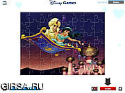 Флеш игра онлайн Аладдин и принцесс Жасмин / Aladdin and Princess Jasmine