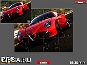 Флеш игра онлайн Альфа Ромео. Мозайка / Alfa Romeo Jigsaw