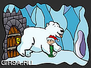 Флеш игра онлайн Северный полюс Приключения алфи / Alfie's North Pole Adventure
