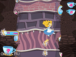 Флеш игра онлайн Алиса в стране чудес / Alice Back From Wonderland