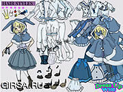 Флеш игра онлайн Alice in Wonderland Dress Up