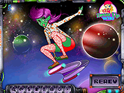 Флеш игра онлайн Инопланетная Девушка Скейтер 