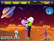 Флеш игра онлайн Поцелуй пришельца