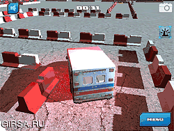 Флеш игра онлайн Академия скорой помощи 3D в webgl / Ambulance Academy 3D Webgl