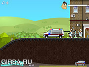 Флеш игра онлайн Скорая помощь / Ambulance Truck Driver