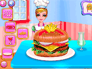 Флеш игра онлайн Американский Рецепт Чизбургеров / American Recipe Cheese Burger