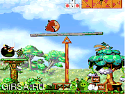Флеш игра онлайн Angry Birds Balance