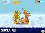 Флеш игра онлайн Злые птички 2 / Angry Birds Bomb 2 