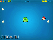 Флеш игра онлайн Злые птицы голодны / Angry Birds Hungry 