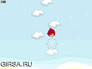 Флеш игра онлайн Прыжки сердитых птиц / Angry Birds Jumping 