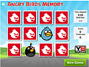 Флеш игра онлайн Злая птица / Angry Birds Memory