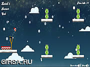 Флеш игра онлайн Angry Birds Merry Christmas