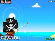 Флеш игра онлайн Злые Пираты / Angry Pirates