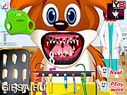 Флеш игра онлайн Стоматолог для животных