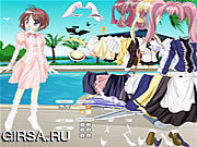 Флеш игра онлайн Anime Cutie Dressup