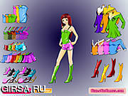 Флеш игра онлайн Anime Girl Dress Up