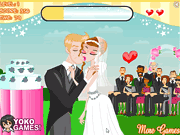 Флеш игра онлайн Энни Свадебные Поцелуи