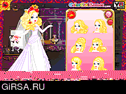 Флеш игра онлайн Свадебный наряд для снежной королевы / Apple White Wedding Dressup