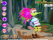 Флеш игра онлайн Наряд для красивой птички / Aracuan Bird Dress Up 