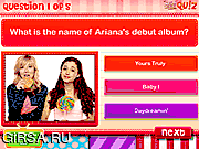 Флеш игра онлайн Ариана Грандз. Викторина / Ariana Grande Quiz