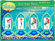 Флеш игра онлайн Ариэль и водный балет / Ariel Water Ballet