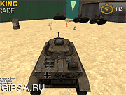 Флеш игра онлайн Танковая армия парковка информация о 3D / Army Tank Parking 3D