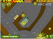 Флеш игра онлайн Парковка военной техники / Army Vehicles Parking 