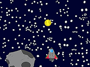 Флеш игра онлайн Спидвей Астероид / Asteroid Speedway