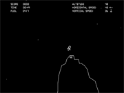 Флеш игра онлайн Атари Луне / Atari Lunar Lander