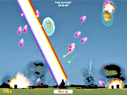 Флеш игра онлайн Атака на пасхальные яйца из космоса
