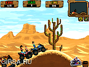 Флеш игра онлайн Ковбой в пустыне