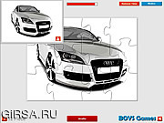 Флеш игра онлайн Audi Супер Автомобиль Головоломка