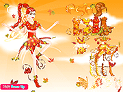 Флеш игра онлайн Осень Фея Платье Вверх / Autumn Fairy Dress Up