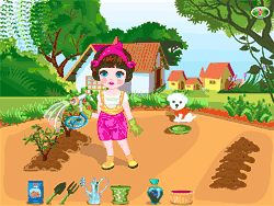 Флеш игра онлайн Ребенок на ферме