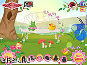 Флеш игра онлайн Забота о малышке Бонни / Baby Bonnie Flower Fairy