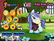 Флеш игра онлайн Наряд для пони Братц / Baby Bratz Pony 