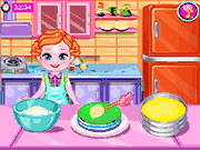 Флеш игра онлайн Детские Красочные Торт / Baby Colourful Cake