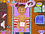 Флеш игра онлайн Забота о малыше / Baby Daisy Diaper Change