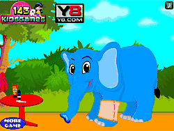 Флеш игра онлайн Происшествие со слоненком