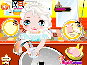 Флеш игра онлайн Детские Эльза День Рождения Торт / Baby Elsa Birthday Cake
