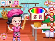 Флеш игра онлайн Детские Hazel в качестве пекаря