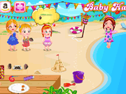 Флеш игра онлайн Детская Пляжная Вечеринка Хейзел