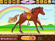 Флеш игра онлайн Ребенок Лошадь Делюкс